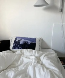 BARELY BLUE（ベアリーブルー）の「【 BARELY BLUE / ベアリーブルー 】 アートフォト プリント ピローケース / 枕カバー（寝具）」