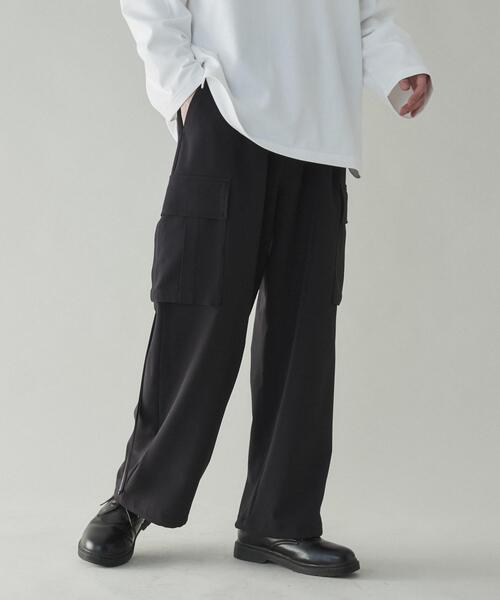 GroundY スラックスカーゴパンツ STAFF STYLING｜THE SHOP YOHJI YAMAMOTO