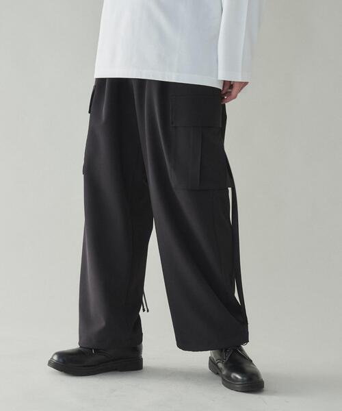 LUCY（ルーシー）の「LUCY/トロミカーゴスラックス（カーゴパンツ・メンズ・ライトベージュ/カーキ/ブラック・MEDIUM/LARGE）」の15枚目の写真