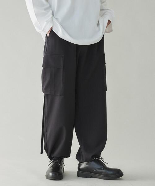 LUCY（ルーシー）の「LUCY/トロミカーゴスラックス（カーゴパンツ・メンズ・ライトベージュ/カーキ/ブラック・MEDIUM/LARGE）」の17枚目の写真