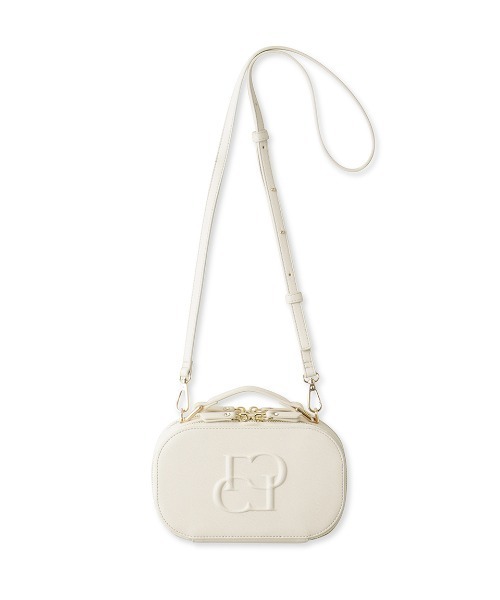 CELFORD（セルフォード）の「エンボスロゴカメラバッグ（ショルダーバッグ・レディース・アイボリー/キャメル・FREE）」の2枚目の写真