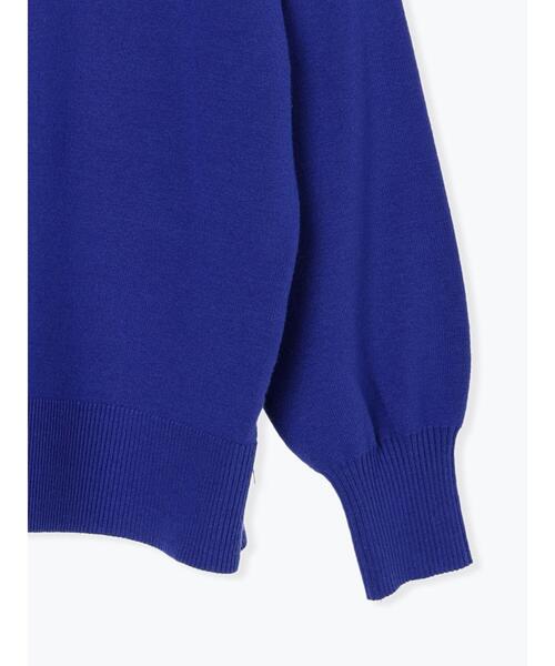 Te chichi TERRASSE(テチチテラス)の「総針クルーネックニット(ニット/セーター・レディース・オフホワイト/ブルー/オレンジ/ブラック・F)」の12枚目の写真