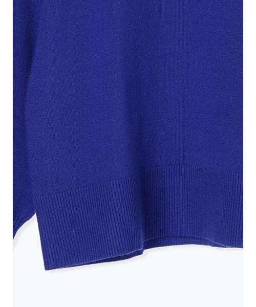 Te chichi TERRASSE(テチチテラス)の「総針クルーネックニット(ニット/セーター・レディース・オフホワイト/ブルー/オレンジ/ブラック・F)」の13枚目の写真