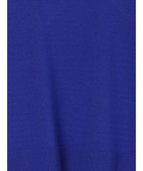 Te chichi TERRASSE(テチチテラス)の「総針クルーネックニット(ニット/セーター・レディース・オフホワイト/ブルー/オレンジ/ブラック・F)」の15枚目の写真