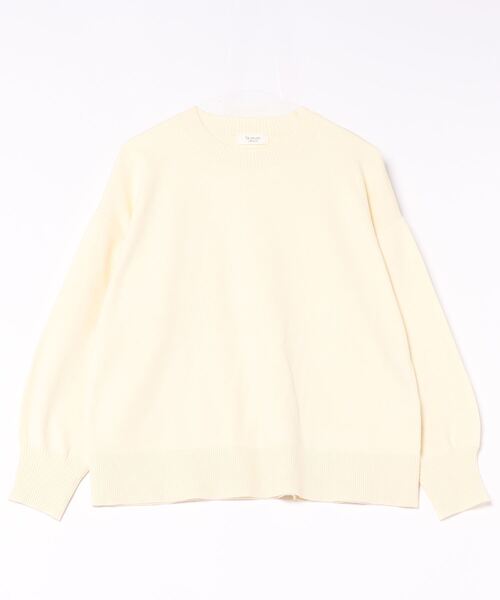 Te chichi TERRASSE(テチチテラス)の「総針クルーネックニット(ニット/セーター・レディース・オフホワイト/ブルー/オレンジ/ブラック・F)」の7枚目の写真