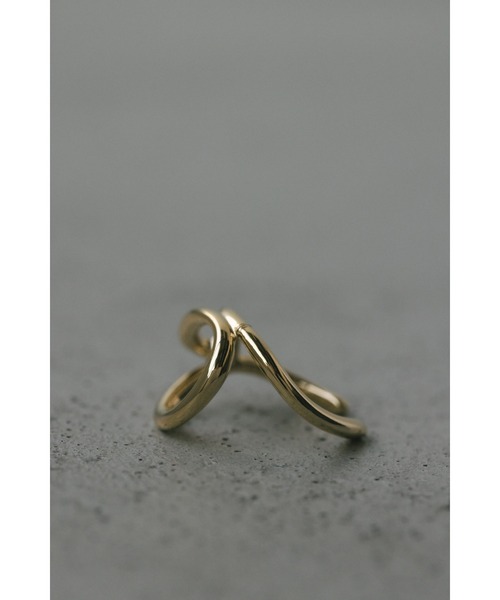 STYLEMIXER（スタイルミキサー）の「カーブラインアートリング（リング・レディース・シルバー/ゴールド・FREE）」の6枚目の写真