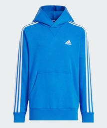 adidas | エッセンシャルズ プラス ルーズフィット スリーストライプス フレンチテリー プルオーバーパーカー キッズ / アディダス adidas(パーカー)