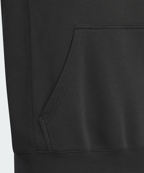 adidas（アディダス）の「エッセンシャルズ プラス ルーズフィット スリーストライプス フレンチテリー プルオーバーパーカー キッズ / アディダス adidas（パーカー・キッズ・グレー/ブラック/ブルー/パープル・110/120/130/140/150/160）」の13枚目の写真