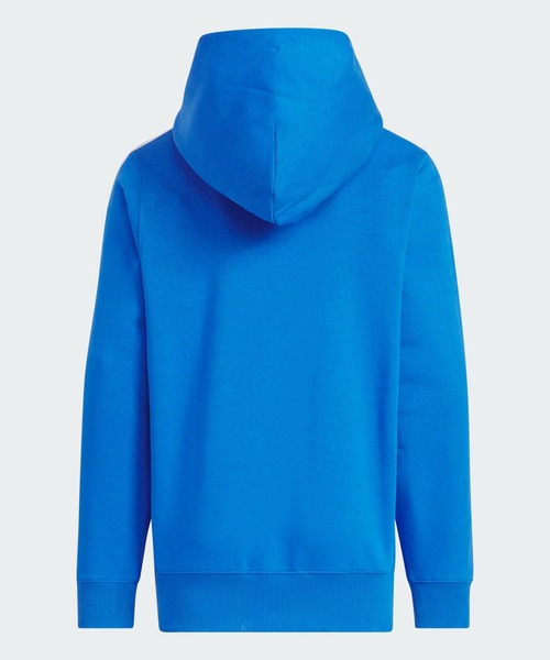 adidas（アディダス）の「エッセンシャルズ プラス ルーズフィット スリーストライプス フレンチテリー プルオーバーパーカー キッズ / アディダス adidas（パーカー・キッズ・グレー/ブラック/ブルー/パープル・110/120/130/140/150/160）」の17枚目の写真