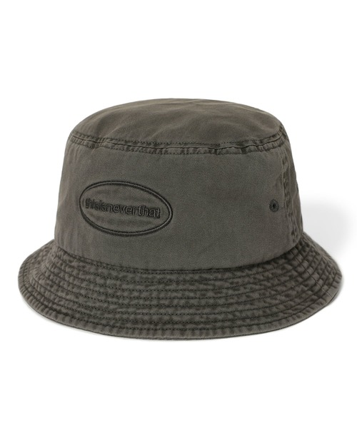 thisisneverthat（ディスイズネバーザット）の「Overdyed E/T-Logo Bucket Hat（ハット・メンズ・ブルー系その他2/チャコール/グリーン系その他2・L/M）」の4枚目の写真