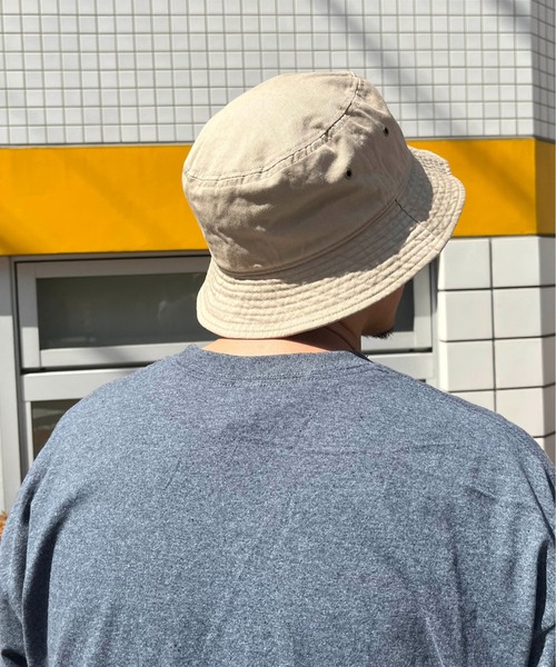 newhattan（ニューハッタン）の「【newhattan】Bucket Hat（ハット・メンズ・ブラック/ネイビー/ベージュ/ホワイト・M/L）」の9枚目の写真