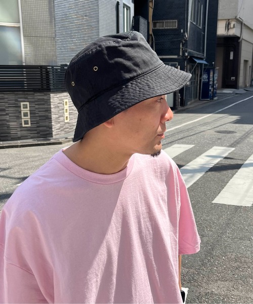 newhattan（ニューハッタン）の「【newhattan】Bucket Hat（ハット・メンズ・ブラック/ネイビー/ベージュ/ホワイト・M/L）」の12枚目の写真