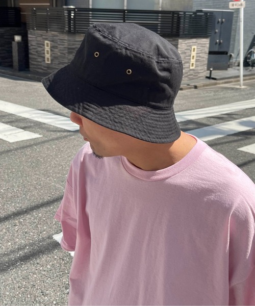 newhattan（ニューハッタン）の「【newhattan】Bucket Hat（ハット・メンズ・ブラック/ネイビー/ベージュ/ホワイト・M/L）」の14枚目の写真
