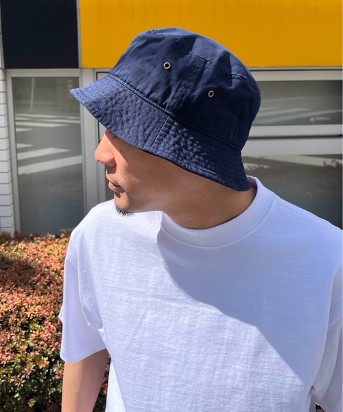 newhattan（ニューハッタン）の「【newhattan】Bucket Hat（ハット・メンズ・ブラック/ネイビー/ベージュ/ホワイト・M/L）」の18枚目の写真