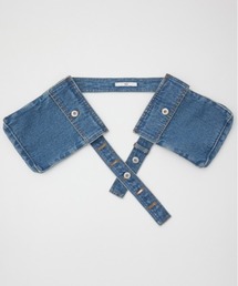 DENIM DETAIL POCKET BELT デニム ディテール ポケット ベルト