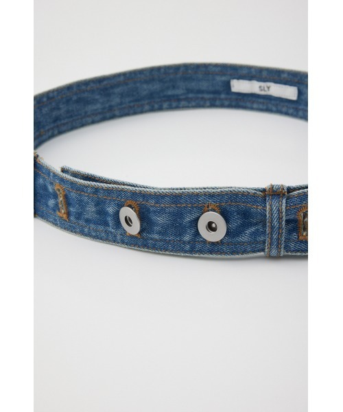 SLY(スライ)の「DENIM DETAIL POCKET BELT デニム ディテール ポケット ベルト(ベルト・レディース・ライトブルー・FREE)」の7枚目の写真