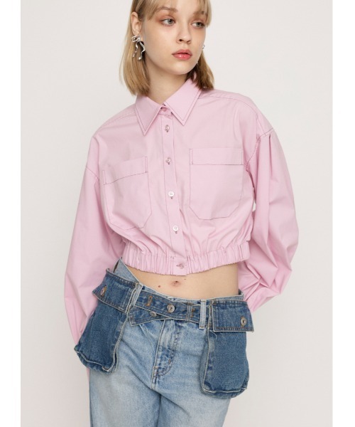 SLY(スライ)の「DENIM DETAIL POCKET BELT デニム ディテール ポケット ベルト(ベルト・レディース・ライトブルー・FREE)」の15枚目の写真