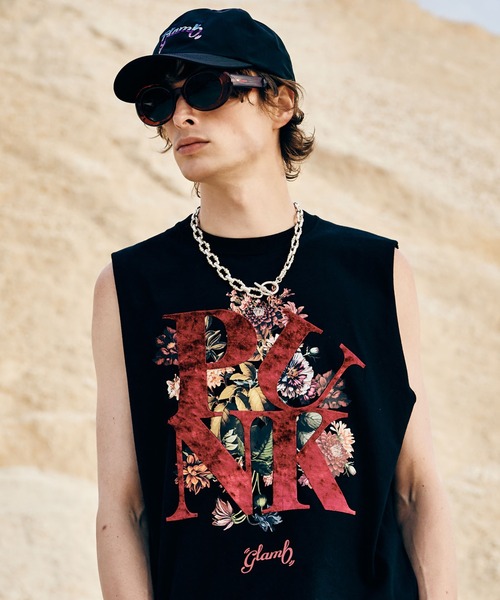 glamb PUNK タンクトップ M Punk Prayer Tank Top / パンクプレイヤータンクトップ（タンク