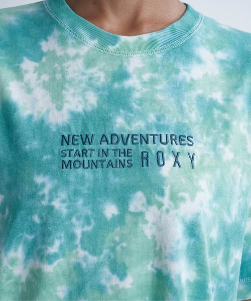 ROXY（ロキシー）の「LUSH MOUNTAIN/ロキシー半袖タイダイ総柄Tシャツ（Tシャツ/カットソー・レディース・オレンジ/グリーン/グレー・SMALL/MEDIUM/LARGE）」の22枚目の写真