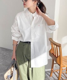 fredy emue | FR刺繍オックスルーズシャツ(シャツ/ブラウス)
