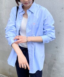 fredy emue | FR刺繍オックスルーズシャツ(シャツ/ブラウス)