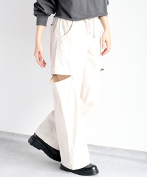 スリットイージードロストパンツ