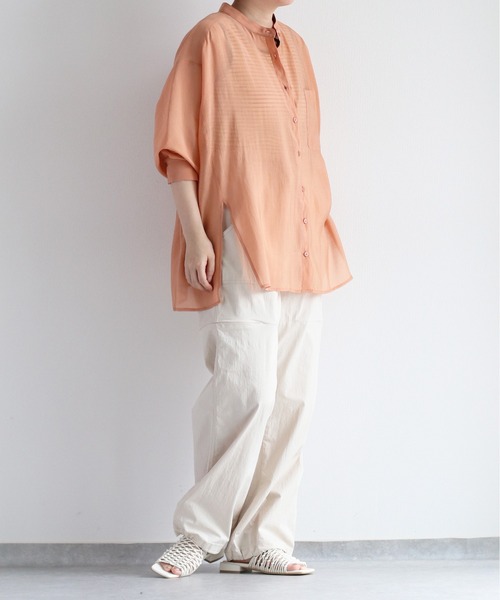 cepo(セポ)の「スリットイージードロストパンツ(その他パンツ・レディース・オリーブ/ブラック/オフホワイト・M)」の14枚目の写真