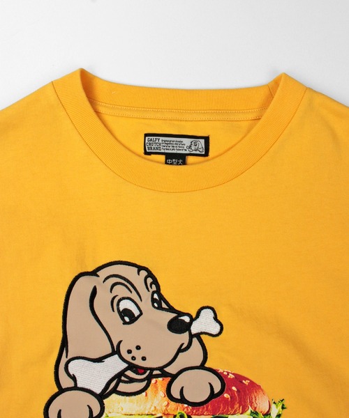 GALFY（ガルフィー）の「GALFY-ハイカロリー Tee（Tシャツ/カットソー・メンズ・イエロー/ホワイト/ブラック・L/XL）」の17枚目の写真