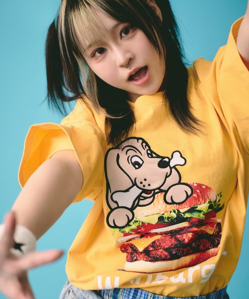 GALFY（ガルフィー）の「GALFY-ハイカロリー Tee（Tシャツ/カットソー・メンズ・イエロー/ホワイト/ブラック・L/XL）」の10枚目の写真