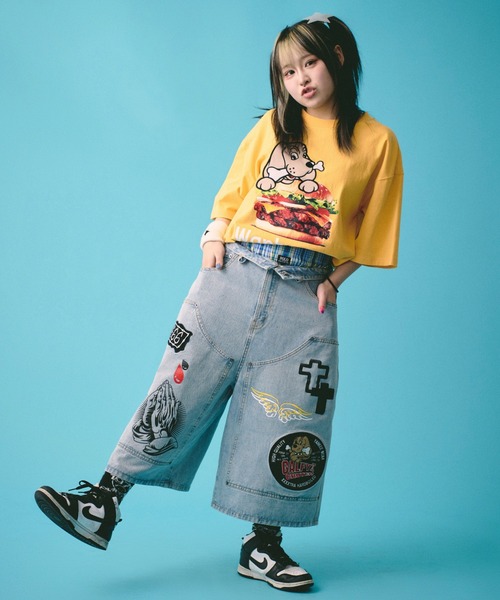 GALFY（ガルフィー）の「GALFY-ハイカロリー Tee（Tシャツ/カットソー・メンズ・イエロー/ホワイト/ブラック・L/XL）」の11枚目の写真