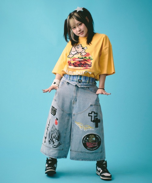 GALFY（ガルフィー）の「GALFY-ハイカロリー Tee（Tシャツ/カットソー・メンズ・イエロー/ホワイト/ブラック・L/XL）」の12枚目の写真