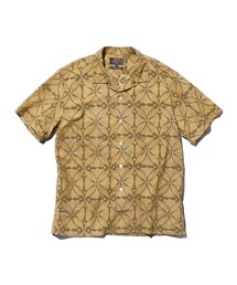 BEAMS PLUS | BEAMS PLUS / ブロックプリント ショートスリーブ オープンカラー シャツ(シャツ/ブラウス)