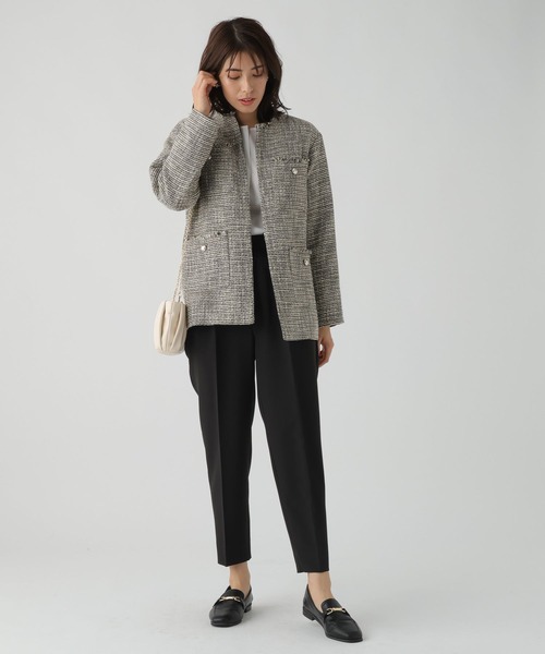 Elura（エルーラ）の「セレモニー&仕事ダブルクロスパンツ／982302（その他パンツ・レディース・ブラック/ネイビー・FREE）」の12枚目の写真