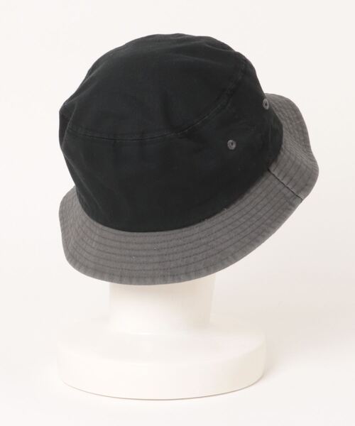 Dickies(ディッキーズ)の「DICKIES/ディッキーズ EX ICON TWO TONE BUCKET HAT(ハット・メンズ・ブラック/ベージュ/ホワイト/モスグリーン・57~59cm)」の5枚目の写真