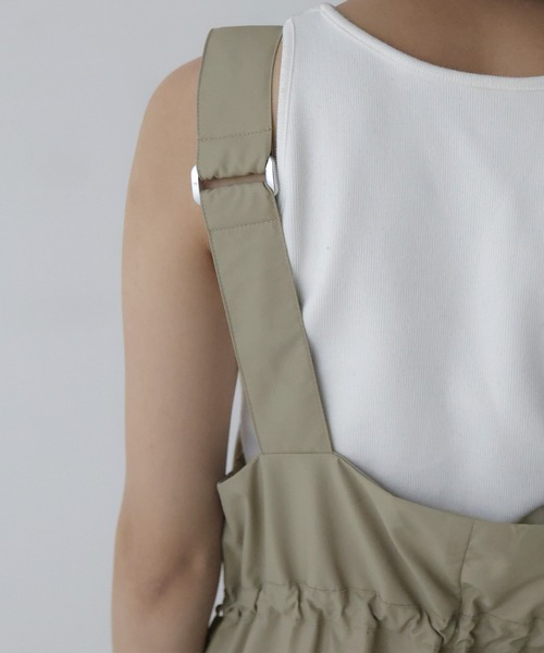 hellam（へラム）の「ミリタリーオールインワン（入荷禁止）（つなぎ/オールインワン・レディース・グレイッシュベージュ/ブラック/グレー/ホワイト/カーキ/ブラウン/チャコール・FREE）」の17枚目の写真