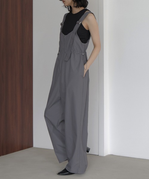 hellam（へラム）の「ミリタリーオールインワン（入荷禁止）（つなぎ/オールインワン・レディース・グレイッシュベージュ/ブラック/グレー/ホワイト/カーキ/ブラウン/チャコール・FREE）」の21枚目の写真