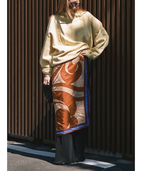 ENCIRCLE(エンサークル)の「【ENCIRCLE/エンサークル】【ZOZO限定カラー】Loveletter sweat /ラブレター スウェット(スウェット・レディース・ライトブルー/レモンイエロー・1/2)」の14枚目の写真