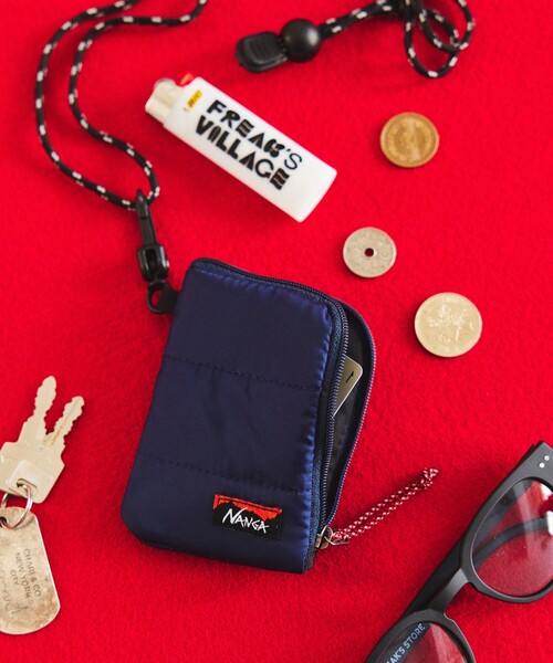 NANGA（ナンガ）の「NANGA × FREAK'S STORE/ナンガ × フリークスストア 別注 COIN CASE / コインケース（コインケース・メンズ・ブルー/レッド・ONE SIZE）」の13枚目の写真