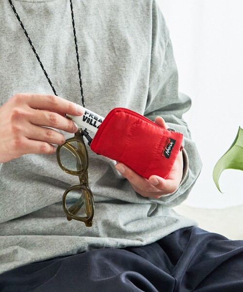 NANGA（ナンガ）の「NANGA × FREAK'S STORE/ナンガ × フリークスストア 別注 COIN CASE / コインケース（コインケース・メンズ・ブルー/レッド・ONE SIZE）」の18枚目の写真