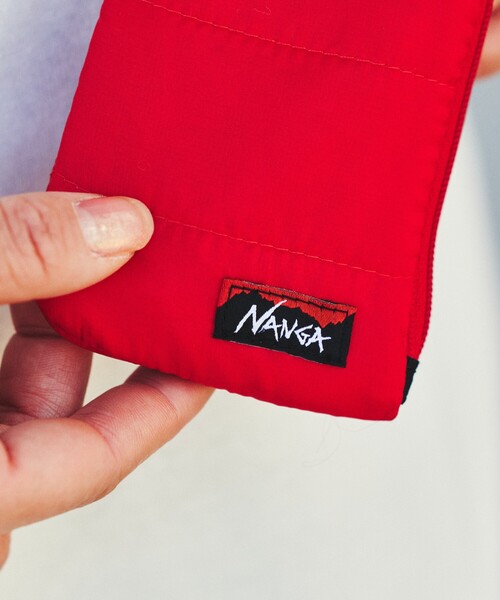 NANGA（ナンガ）の「NANGA × FREAK'S STORE/ナンガ × フリークスストア 別注 COIN CASE / コインケース（コインケース・メンズ・ブルー/レッド・ONE SIZE）」の3枚目の写真