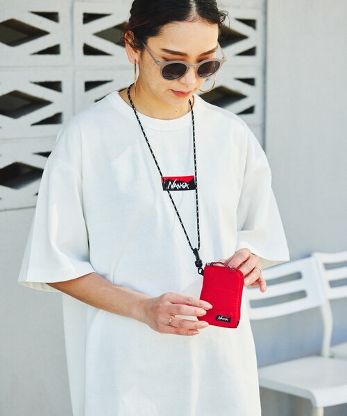 NANGA（ナンガ）の「NANGA × FREAK'S STORE/ナンガ × フリークスストア 別注 COIN CASE / コインケース（コインケース・メンズ・ブルー/レッド・ONE SIZE）」の4枚目の写真