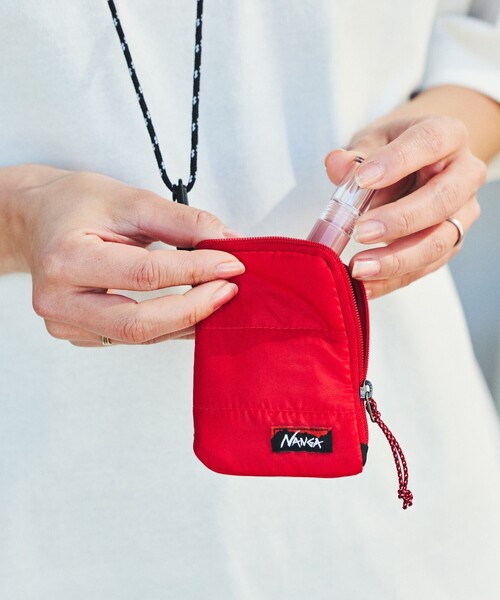 NANGA（ナンガ）の「NANGA × FREAK'S STORE/ナンガ × フリークスストア 別注 COIN CASE / コインケース（コインケース・メンズ・ブルー/レッド・ONE SIZE）」の5枚目の写真