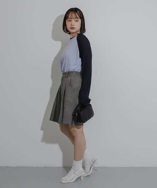 SENSE OF PLACE by URBAN RESEARCH（センスオブプレイスバイアーバンリサーチ）の「サムホールシアーラグランTシャツ（Tシャツ/カットソー・レディース・ブラック系その他/グレー系その他/ブルー系その他・ONE）」の17枚目の写真