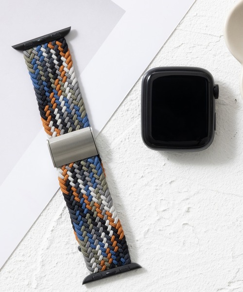 emonique(エモニーク)の「ナイロン編み WOVEN Apple Watch バンド スマートウォッチバンド【38/40/41/42/44/45/49mm対応】(デジタル腕時計・メンズ・その他6/その他5/その他4/その他3/その他2/その他1・42/38)」の8枚目の写真