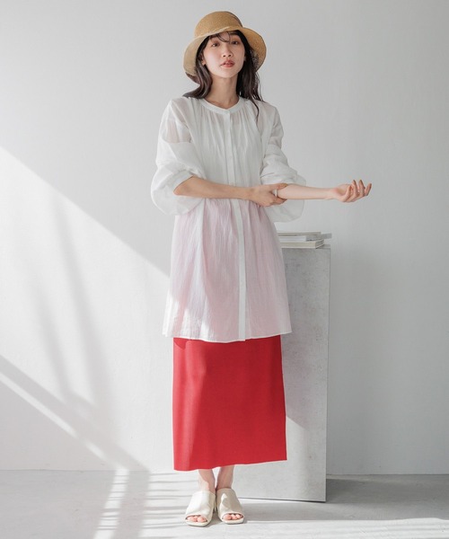 LOWRYS FARM（ローリーズファーム）の「3WAYヨウリュウブラウス　991745（シャツ/ブラウス・レディース・ホワイト/ブラック/ブルー/その他・FREE）」の9枚目の写真