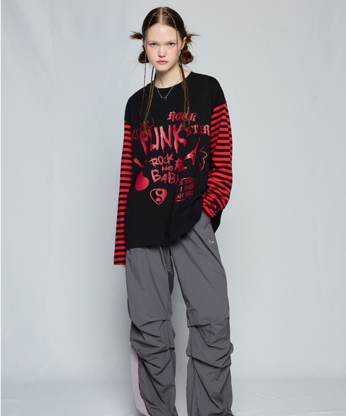 LUVISTRUE(ラヴイズトゥルー)の「【ZOZOTOWN限定】ZO PUNK TEE(Tシャツ/カットソー・レディース・ブラック・FREE)」の5枚目の写真