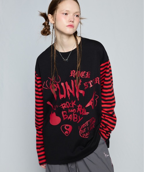 LUVISTRUE(ラヴイズトゥルー)の「【ZOZOTOWN限定】ZO PUNK TEE(Tシャツ/カットソー・レディース・ブラック・FREE)」の3枚目の写真