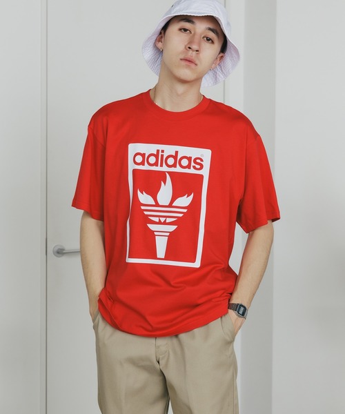 adidas(アディダス)の「adidas/アディダス TREFOIL TOUCH Tシャツ(Tシャツ/カットソー・メンズ・ブルー/レッド/ホワイト・2XL/XL/M)」の22枚目の写真