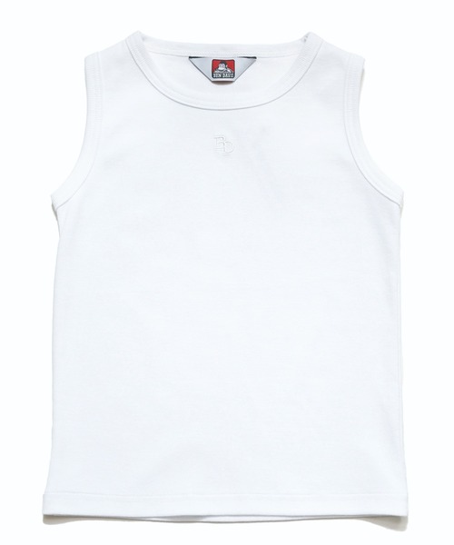 BEN DAVIS(ベンデイビス)の「《BEN DAVIS》 EMBRO RIB TANKTOP/抗菌防臭(Tシャツ/カットソー・レディース・ホワイト/ブラック・FREE)」の3枚目の写真