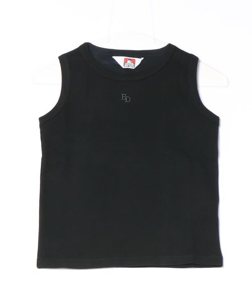 BEN DAVIS(ベンデイビス)の「《BEN DAVIS》 EMBRO RIB TANKTOP/抗菌防臭(Tシャツ/カットソー・レディース・ホワイト/ブラック・FREE)」の11枚目の写真